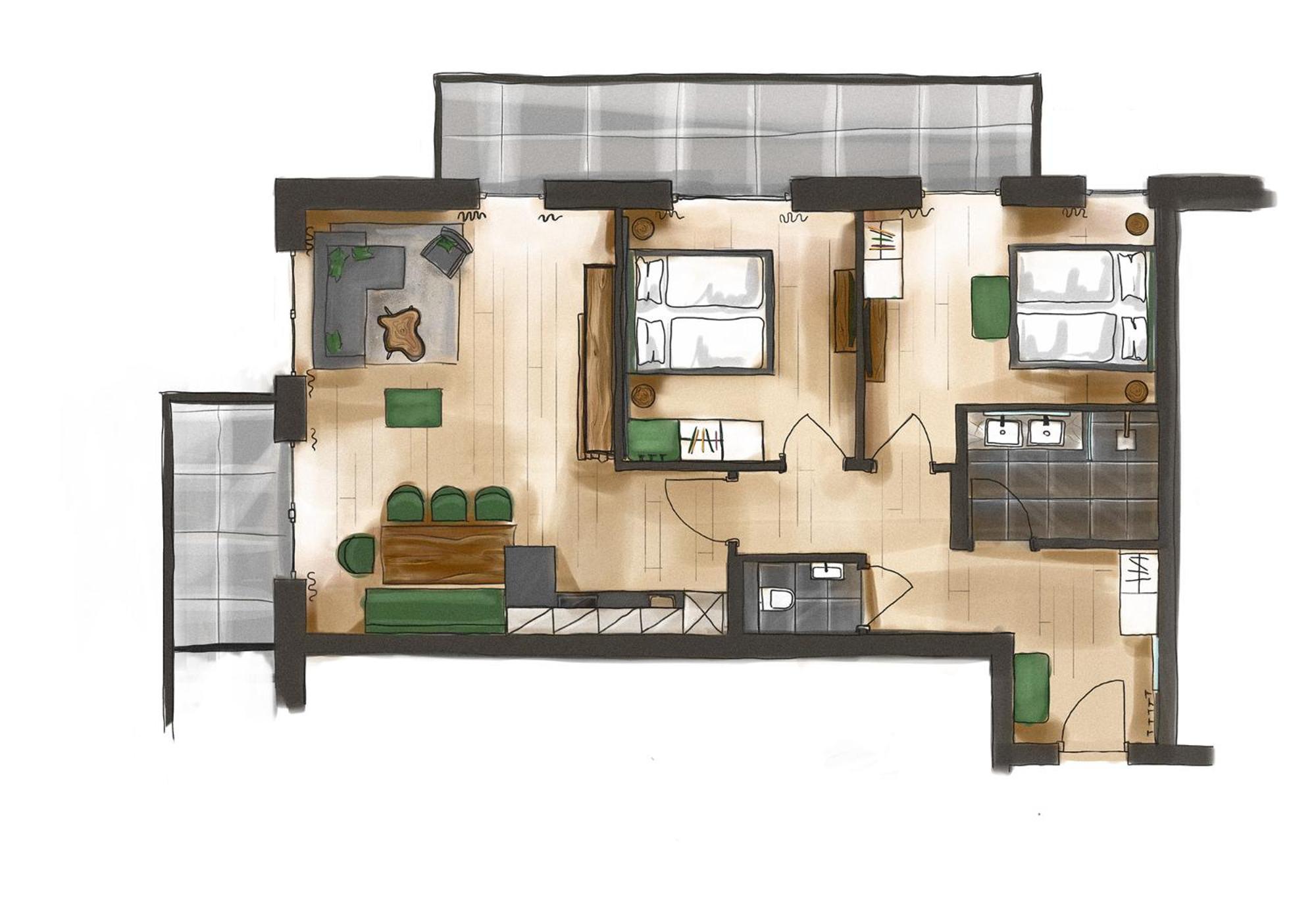 Hoeflehner Premium Gumpen Lodge Хаус-им-Энншталь Экстерьер фото